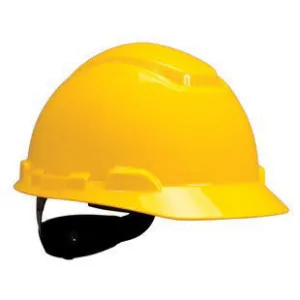 3M Yellow  Polyethylene Hard Hat With 4-Point Ratchet Suspension And Uvicator UV Sensor(20 Pairs)