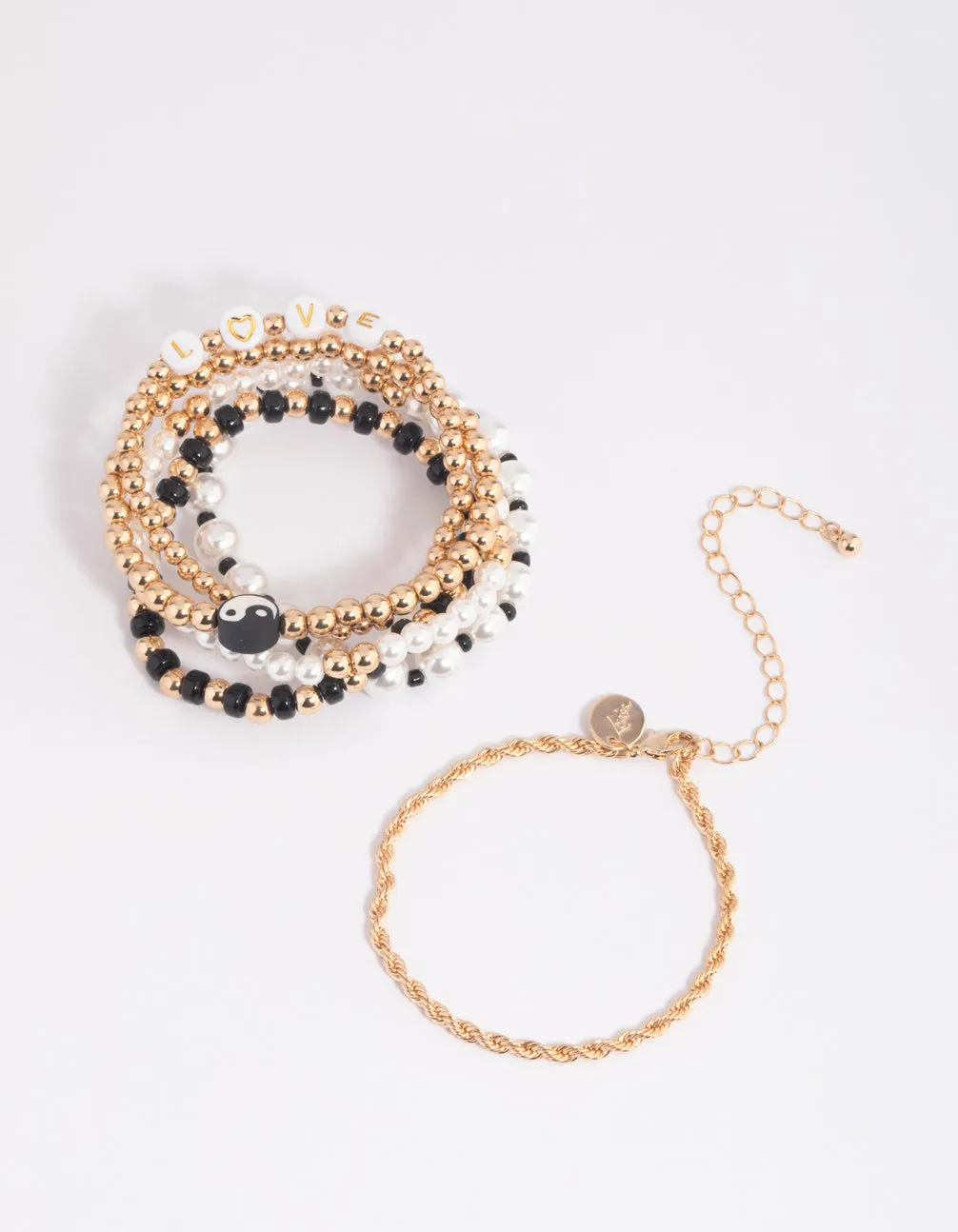 90s Pearl & Bead Bracelet 5-Pack