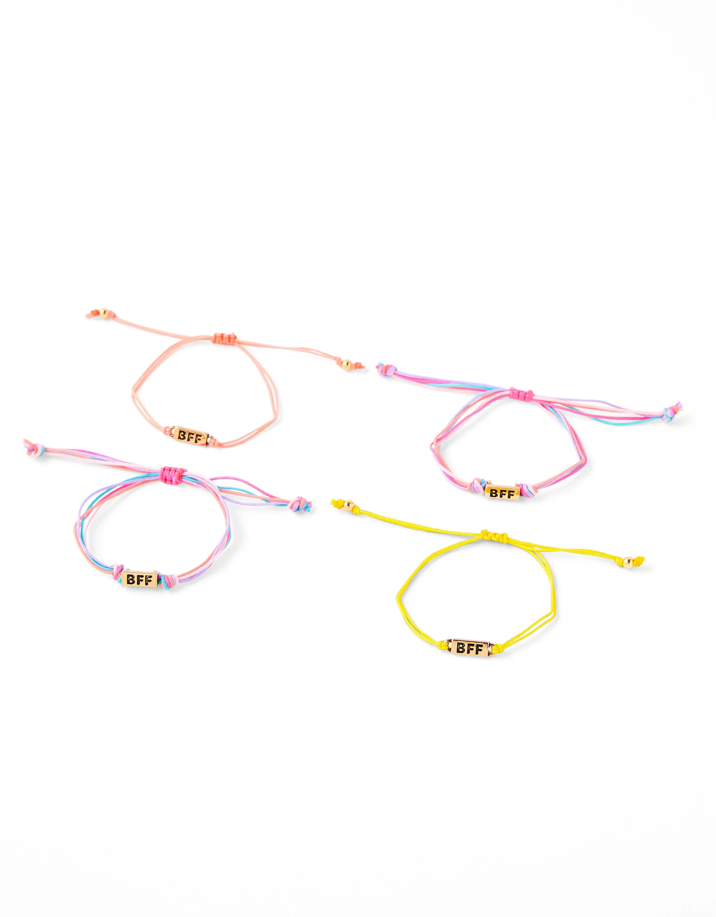 Accessorize London Pack Of 4 Bff Bracelet