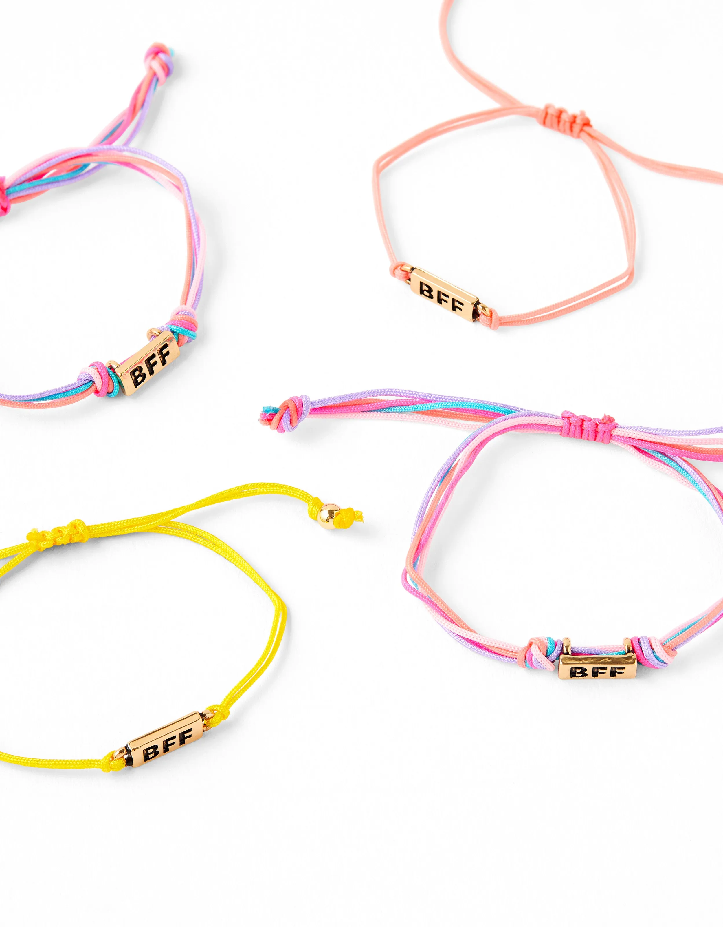 Accessorize London Pack Of 4 Bff Bracelet