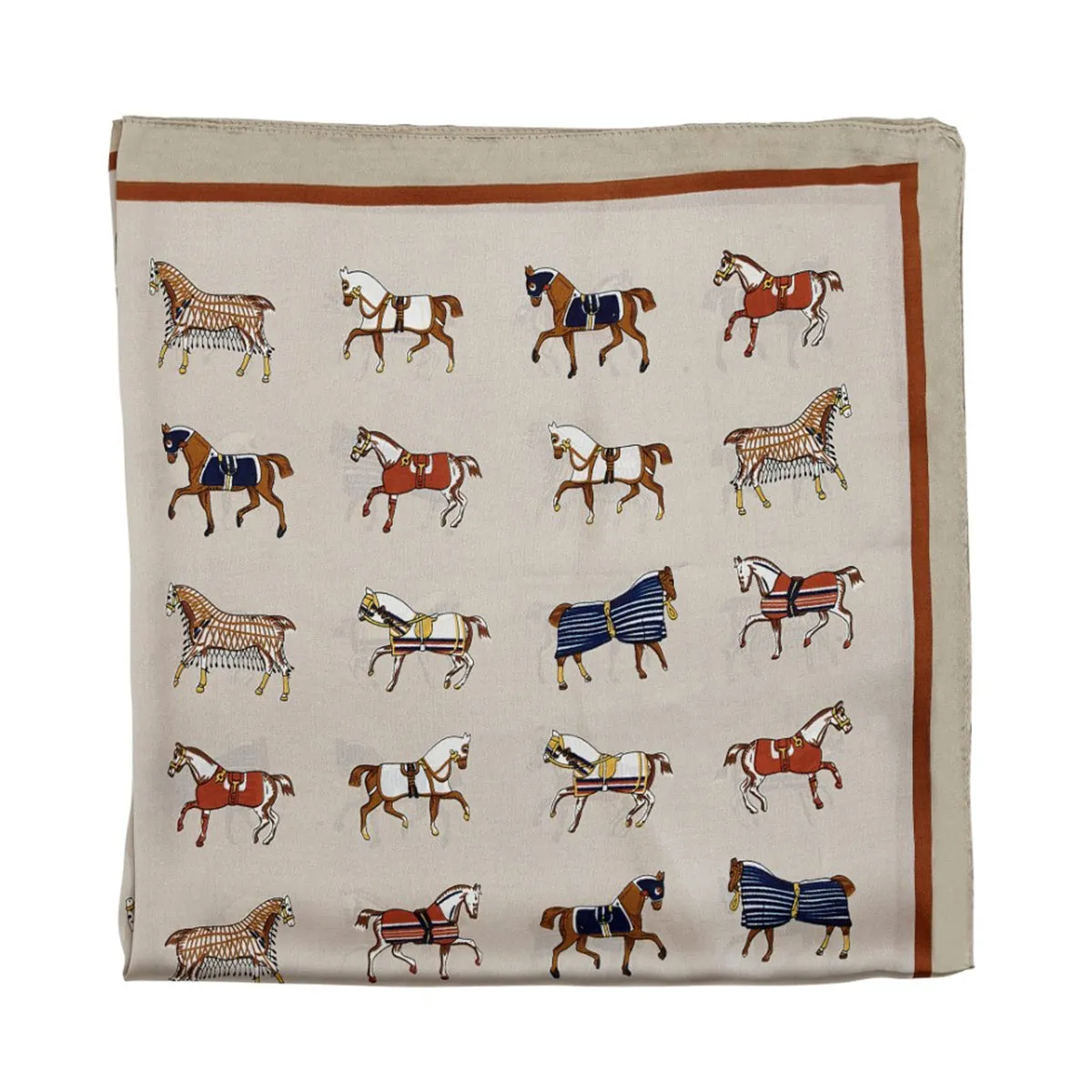 AWST Int'l Mini Horses In Blankets Scarf