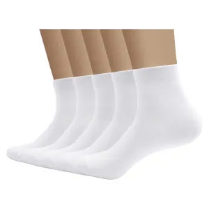 Bamboo Men sock Breathable Sock Low Quarter Thin Ankle Sock Comfort Cool soft Sock 5 Pairs