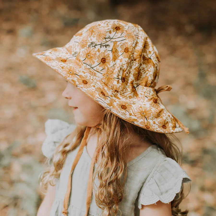 Bedhead WANDERER Reversible Sun Hat MARGUERITE / MAIZE