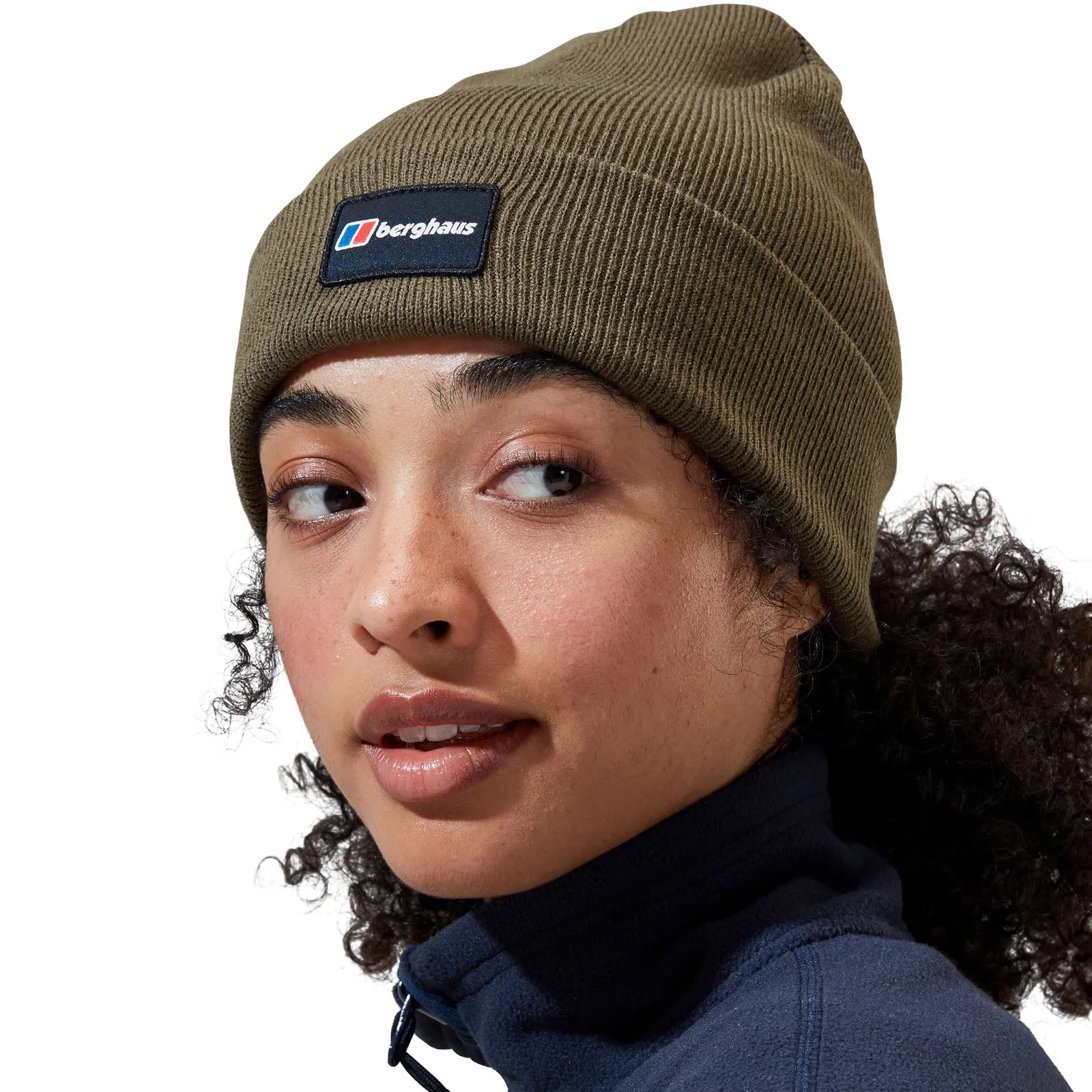 Berghaus Adults Logo Recognition Rolled Cuff Beanie Hat