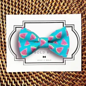 Blue Watermelon Dog Bow Tie for Dog and Cat Collar