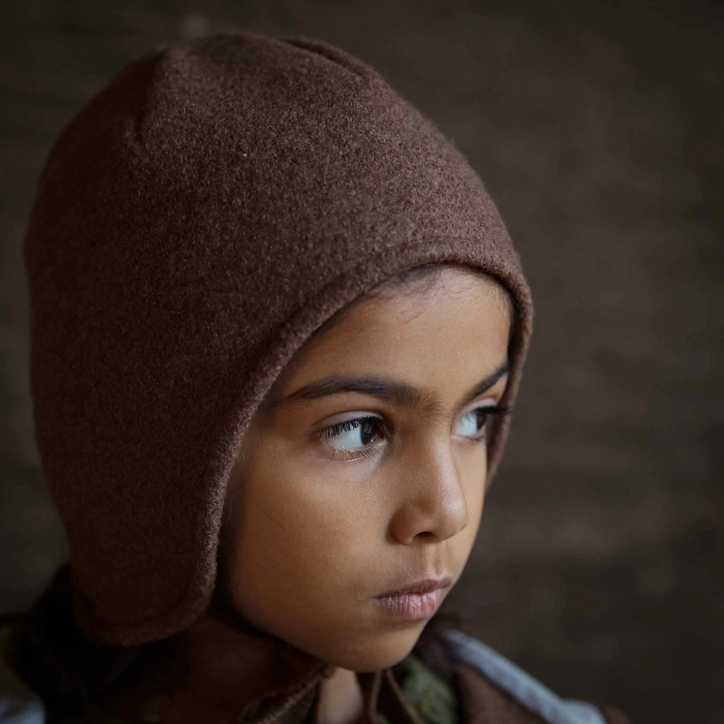 Boiled Merino Wool Hat - Hazelnut