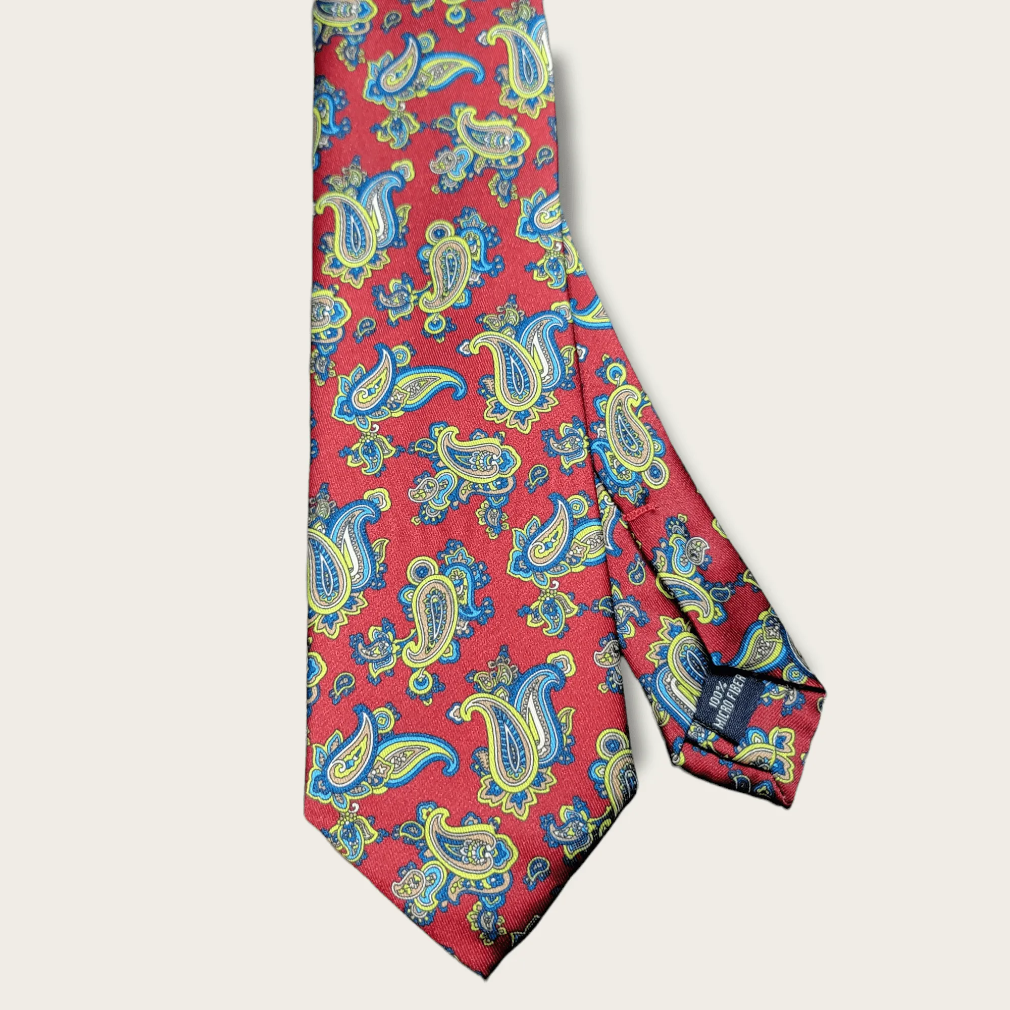 Burgundy Paisley Tie