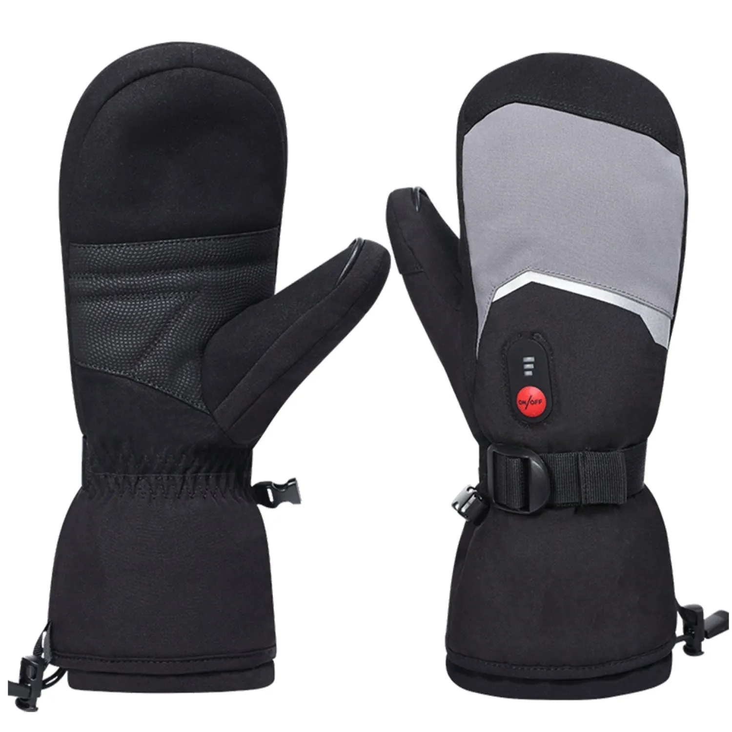 DAY WOLF 7.4V Unisex Featherweight Battery Heated Ski Mittens