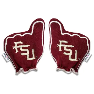 Day1Fans Infant Stacked FSU Logo Fanmitts - Garnet