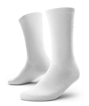 Flagship Crew Socks White