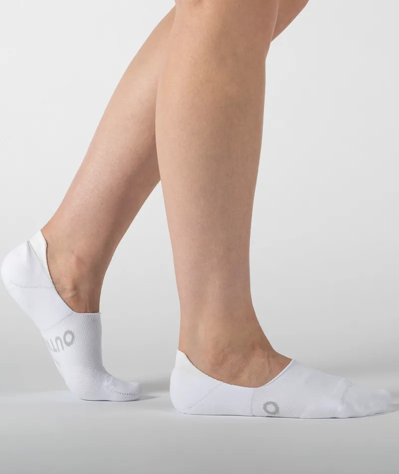 Flagship No Show Socks White 3-Pack