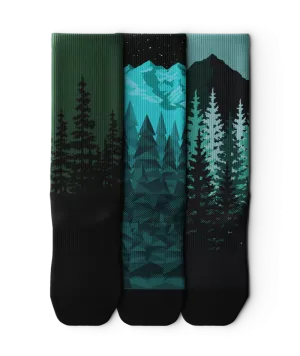 Forest Crew Socks 3-Pack