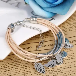 Funky style Tibetant silver multilayer Bracelet