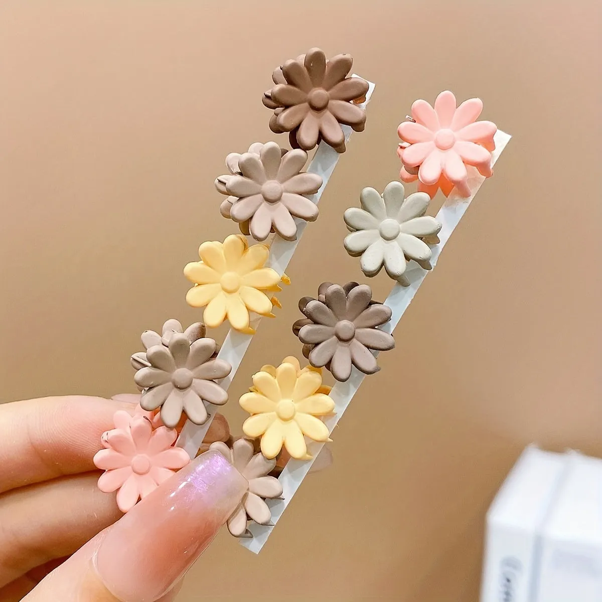 Girls Delight Cute Floral Hair Clips Perfect Gift Accessory