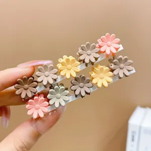 Girls Delight Cute Floral Hair Clips Perfect Gift Accessory