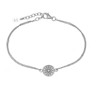 Gregio Funky Metal/ Symbolic Sun Bracelet - Silver