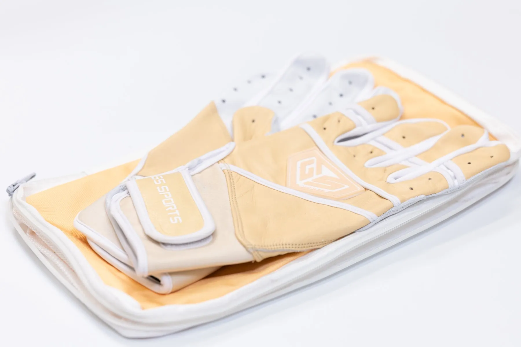 GS Sports Apex Premium Leather Batting Glove - Blonde