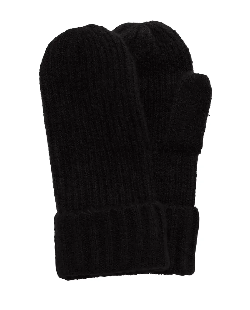 Ichi Aivo Black Mittens