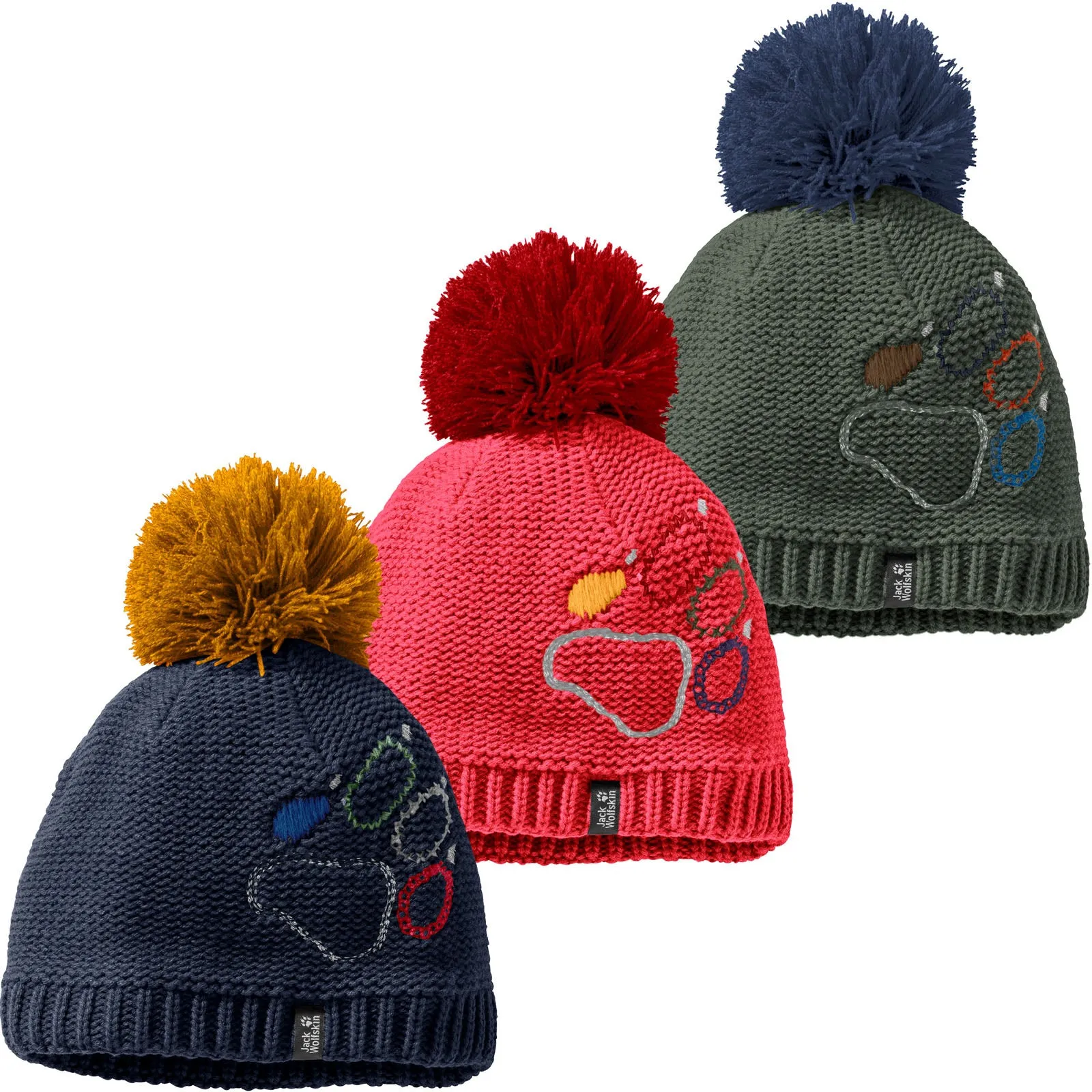 Jack Wolfskin Kids Paw Knit Thermal Bobble Hat