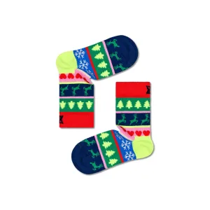 Kids Christmas Stripe Sock (4500)