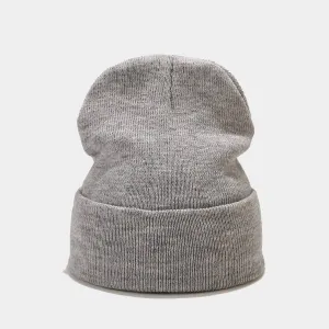 Knit Beanie - Light Grey