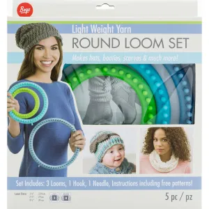 Light Weight Yarn Round Loom Set (Boye)