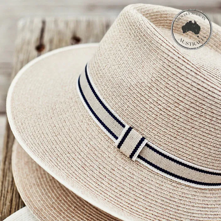 Malibu Flexibraid Fedora | Mix Camel