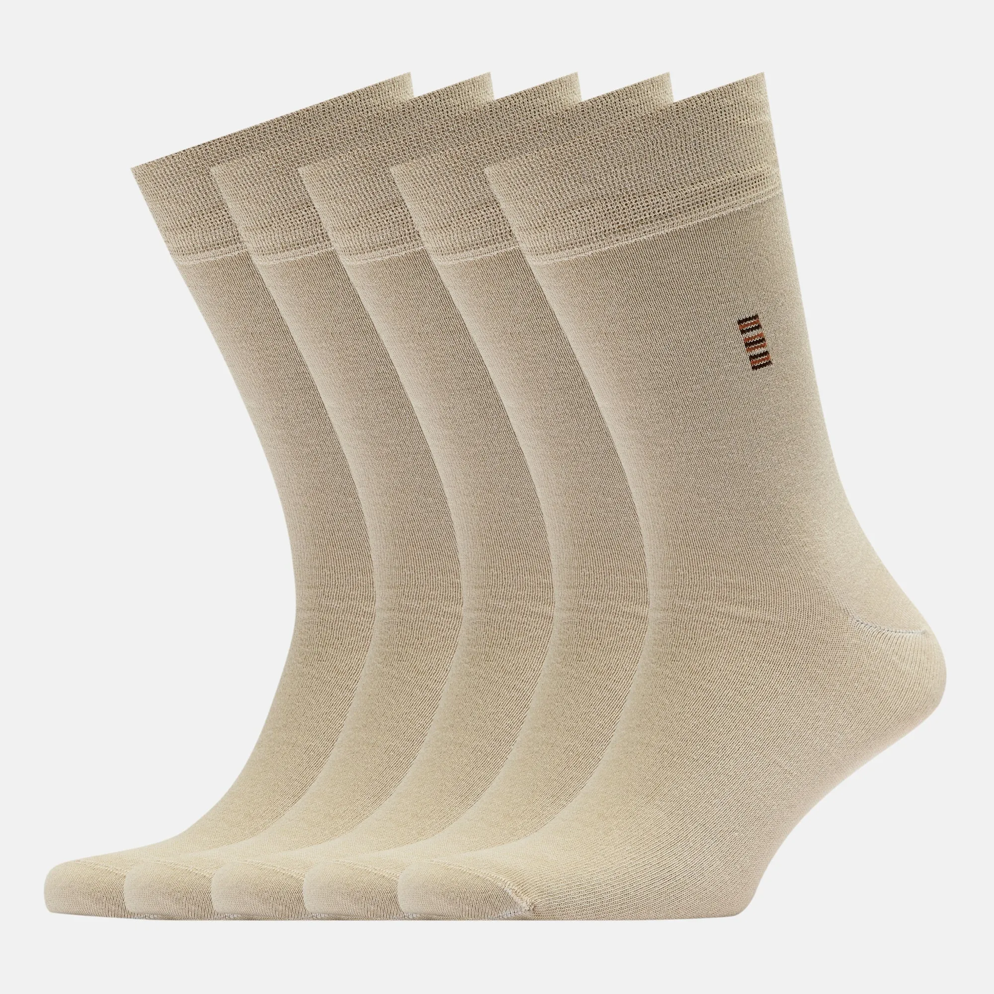 Men’s Bamboo Dress Socks – Plain Design, Pack of 1/3/5 Pairs