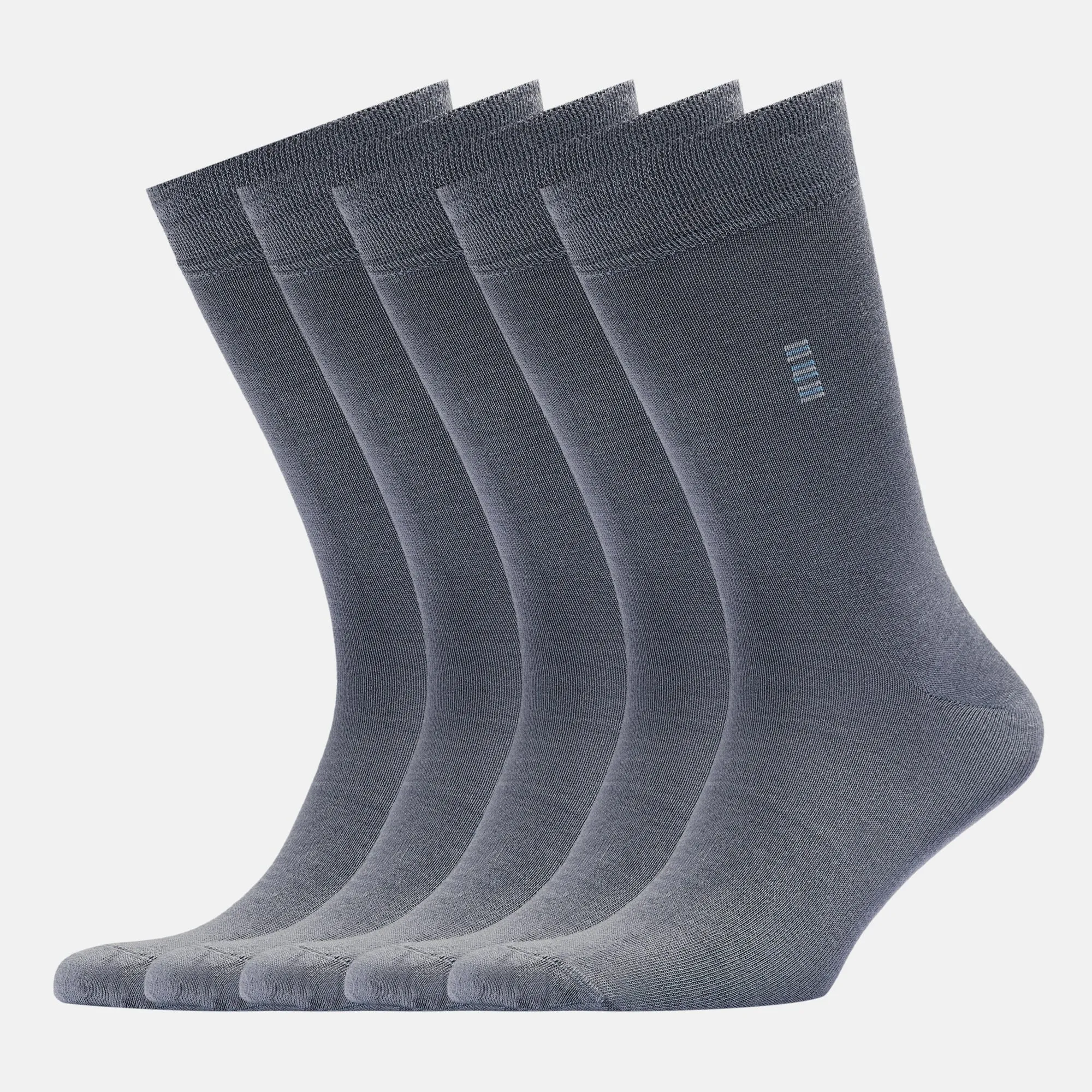 Men’s Bamboo Dress Socks – Plain Design, Pack of 1/3/5 Pairs