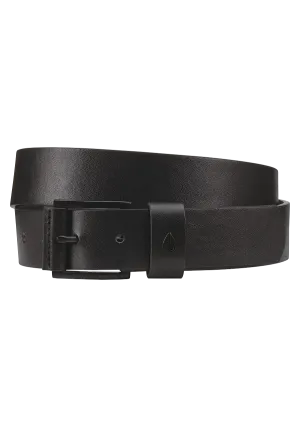 Nixon Americana Leather Belt - All Black