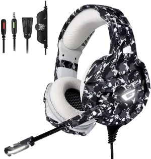 ONIKUMA K5 Camouflage Version 7.1 Virtual Stereo Gaming Headphone