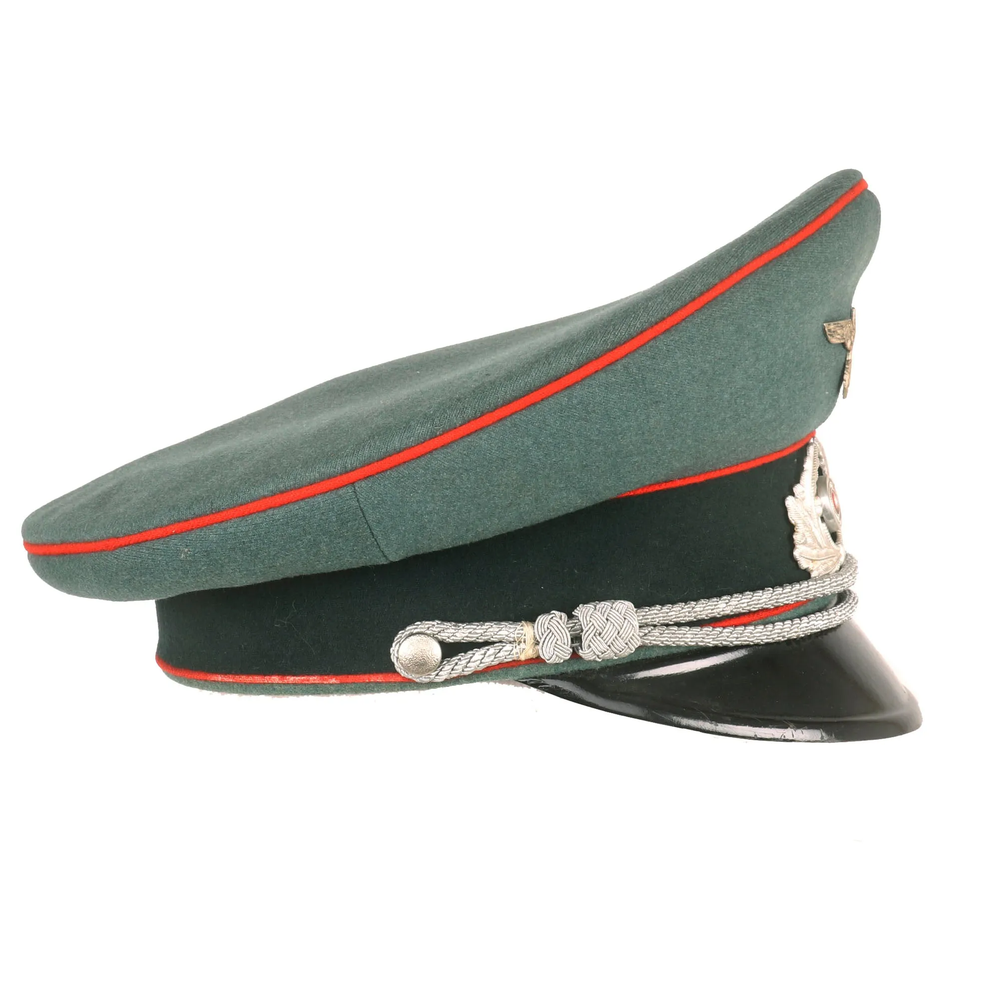 Original German WWII Early Heer Army Artillery Officer Schirmmütze Visor Cap by J.A. Hierteis Söhne - Excellent Condition