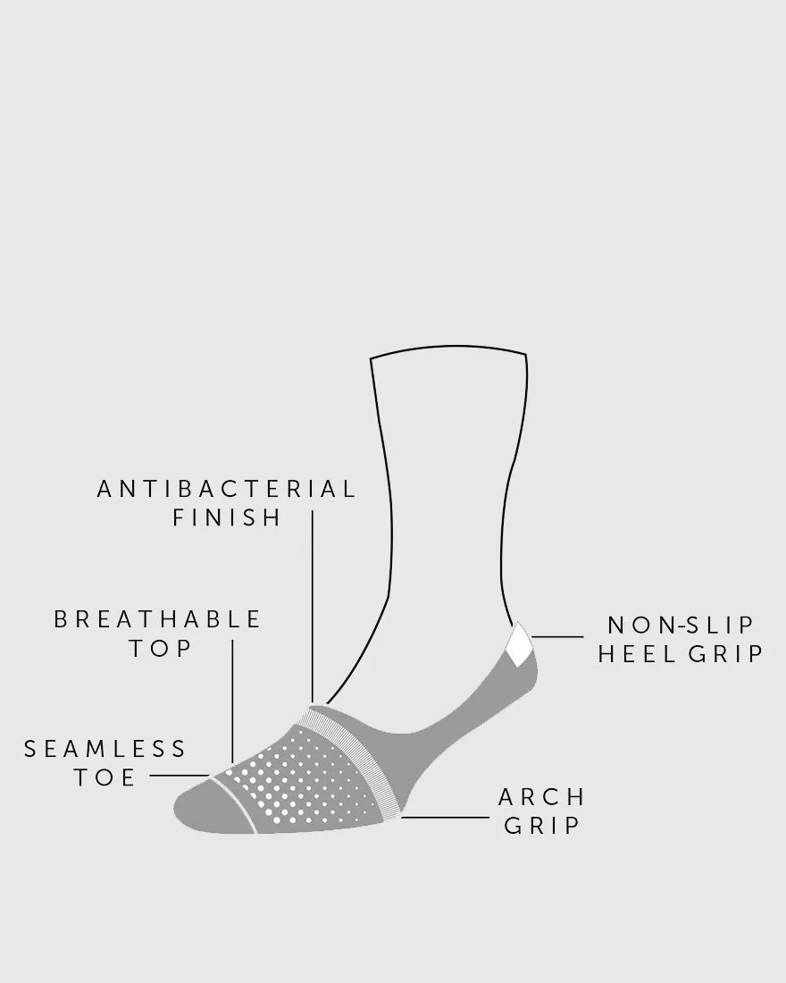 PANTHERELLA 3000FI PLAIN LT-GREY INVISIBLE SOCKS