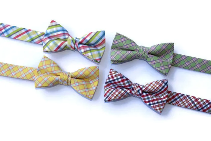 Plaid Bow Ties - Boys