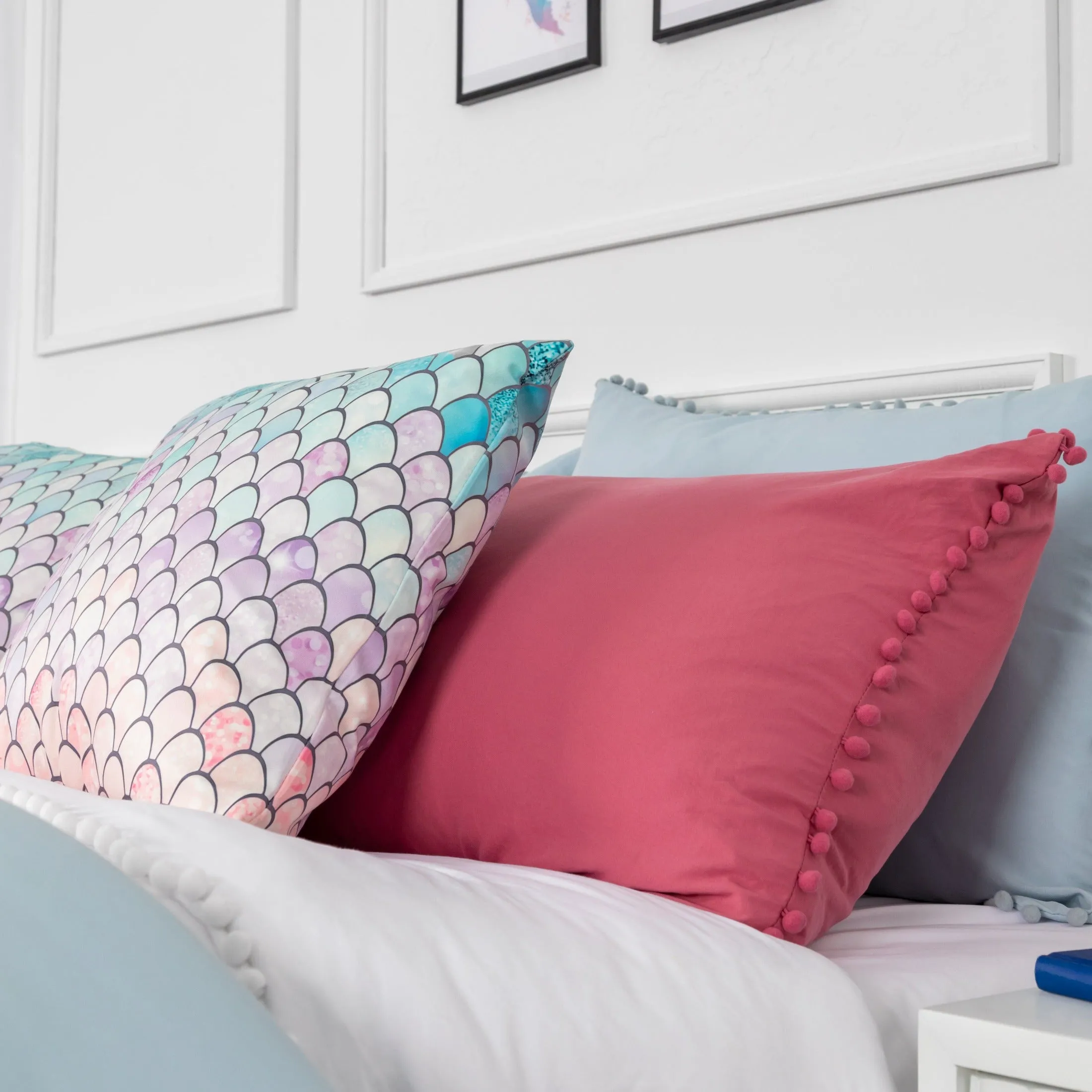 Pom-Pom Duvet Cover Set