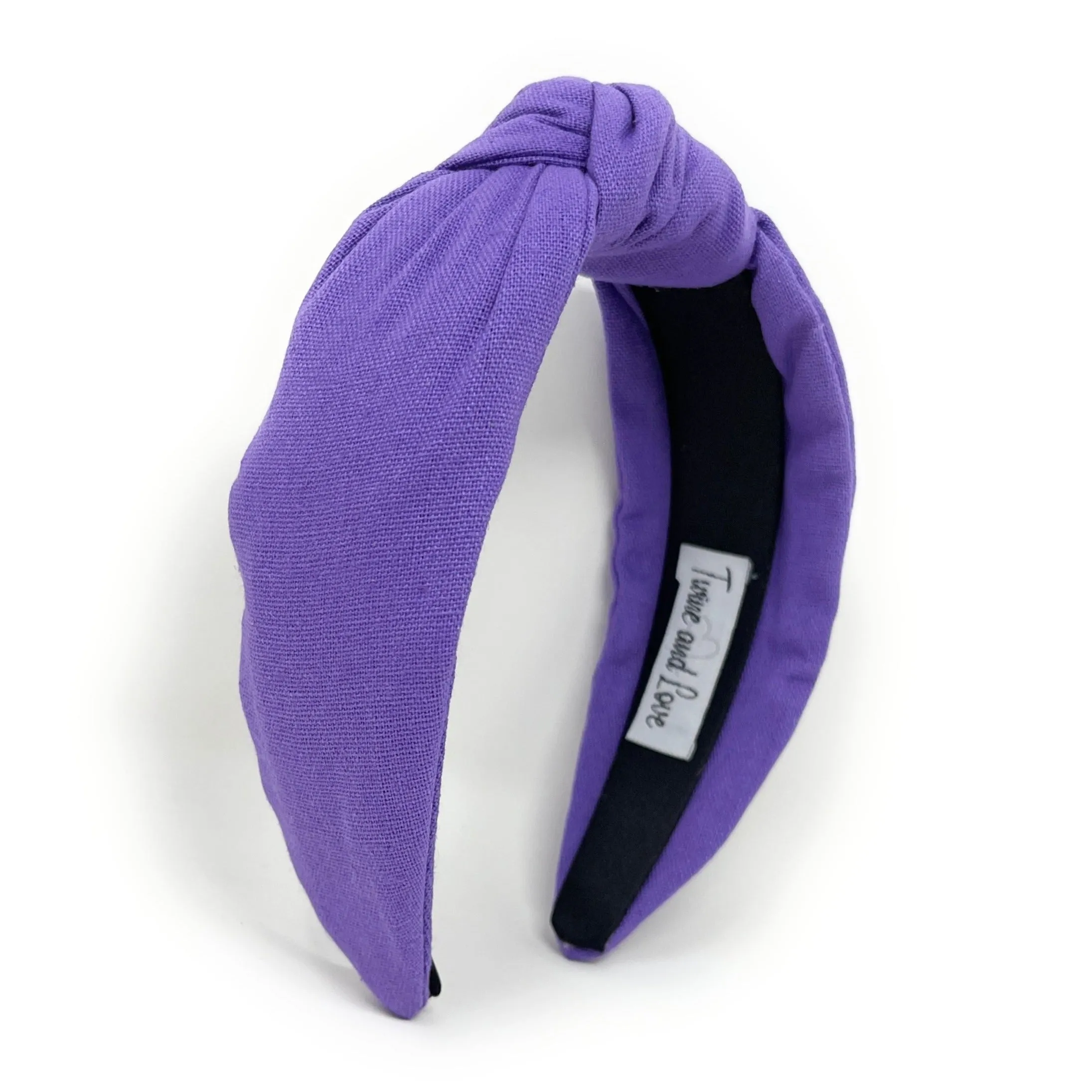 Purple Knotted Headband