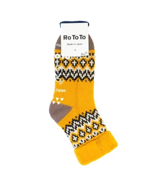 ROTOTO Comfy Room Socks Yellow