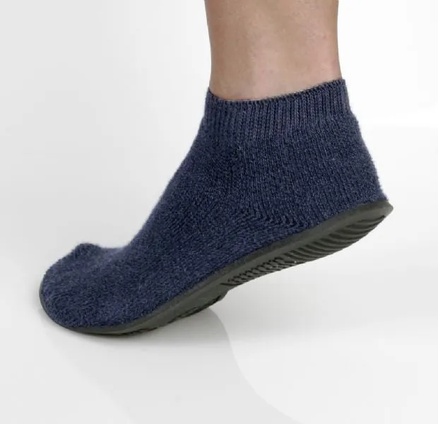 Terrycloth High Ribbed Ankle Slipper Sock (1 Dozen)