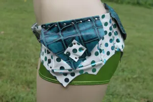 The POLKA, Leather Utility Belt, Fanny Pack, Pocket Belt, Festival Belt, Water Goddess Belt, Hippie Festival Belt, Burning Man Belt