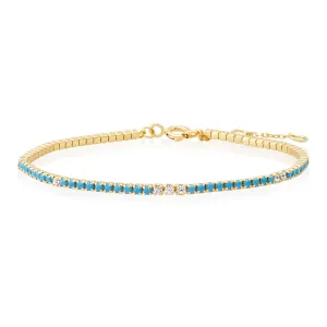 Turquoise Tennis Bracelet