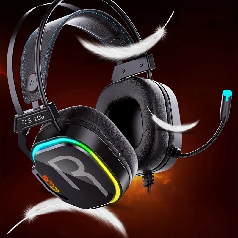 USB Headset With Microphone | COLUSI CLS-200 RGB Gaming Headset - 360°