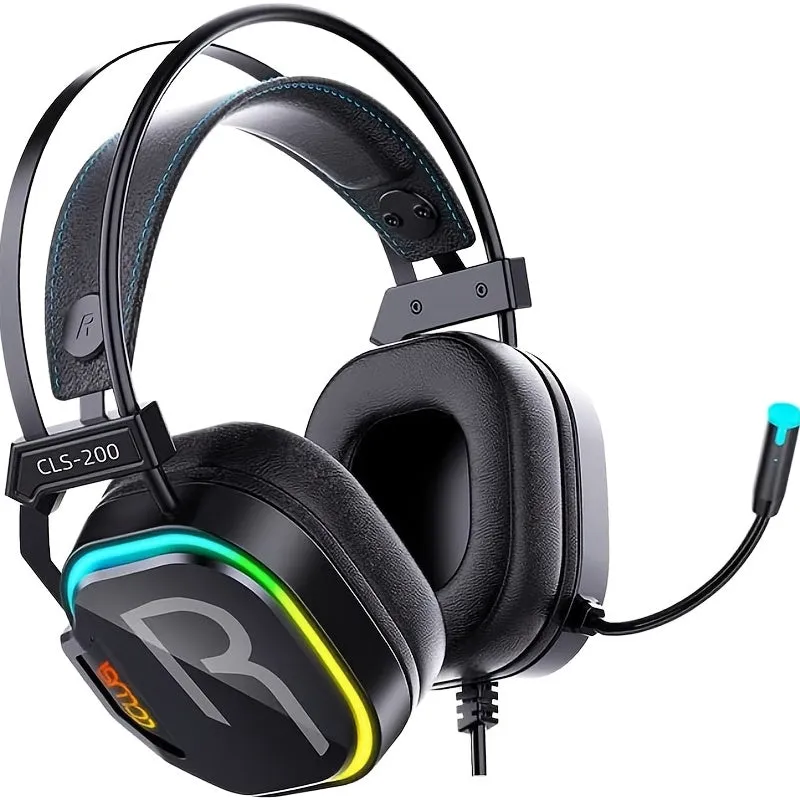 USB Headset With Microphone | COLUSI CLS-200 RGB Gaming Headset - 360°