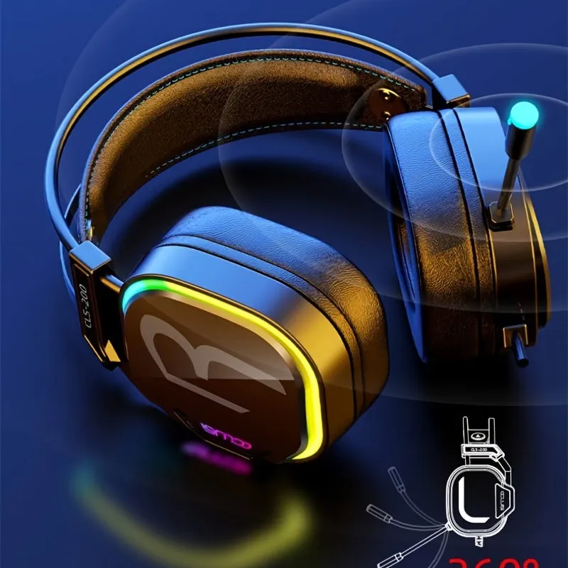 USB Headset With Microphone | COLUSI CLS-200 RGB Gaming Headset - 360°