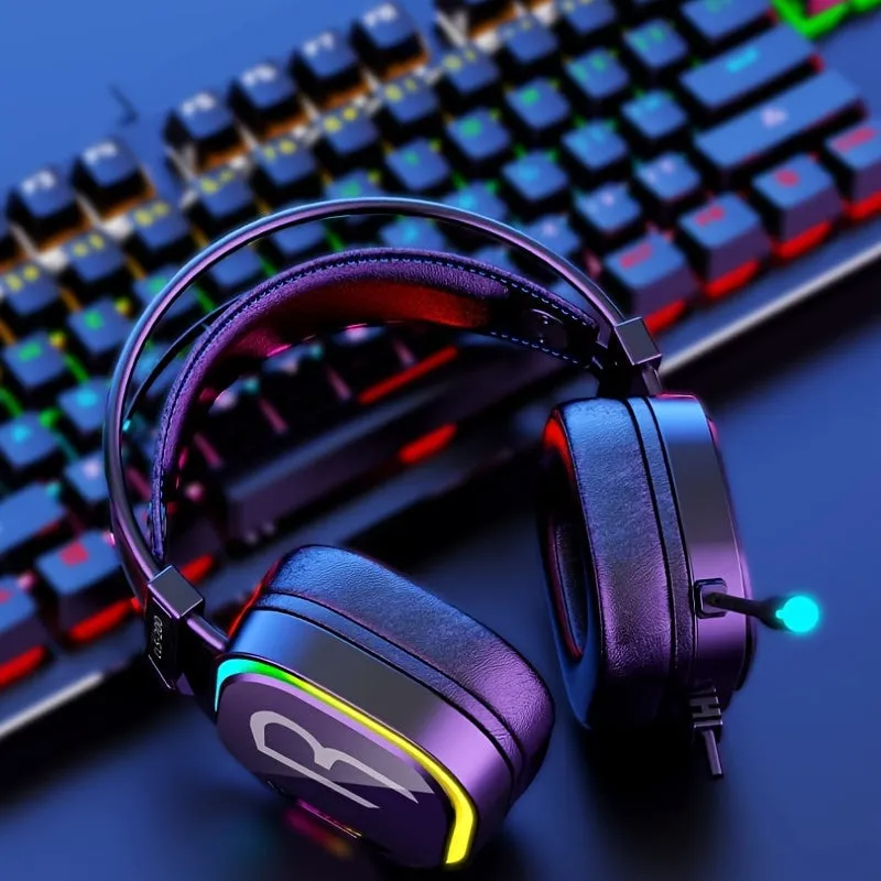 USB Headset With Microphone | COLUSI CLS-200 RGB Gaming Headset - 360°