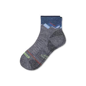 Women's Merino Wool Blend Hiking Quarter Socks